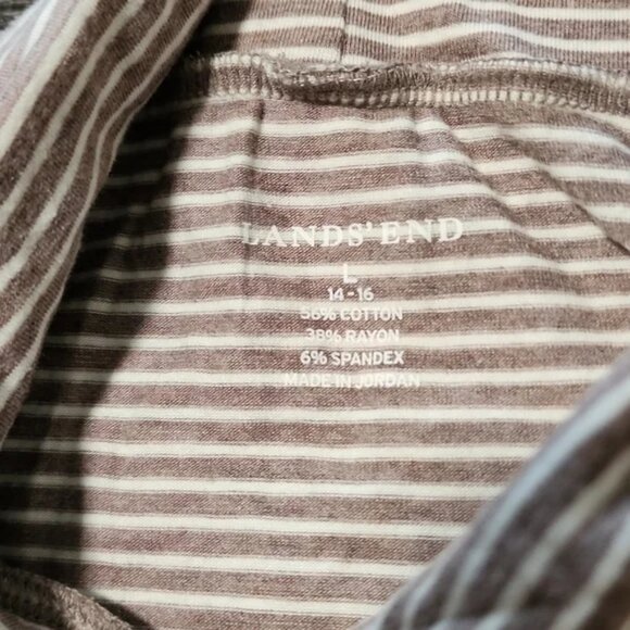 🌷 Lands' End striped Turtleneck 🌷 - Picture 2 of 3